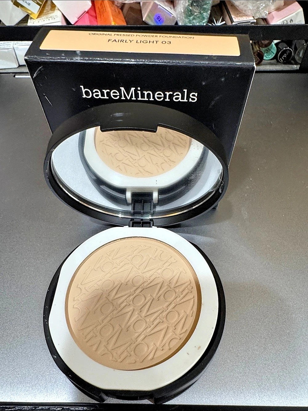 bareMinerals Original Pressed Powder Foundation Fairly Light 03 Foundation NWT